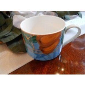 Casual Victoria & Beale Forbidden Fruit Flat Coffee Tea Cup Mug  # 9024